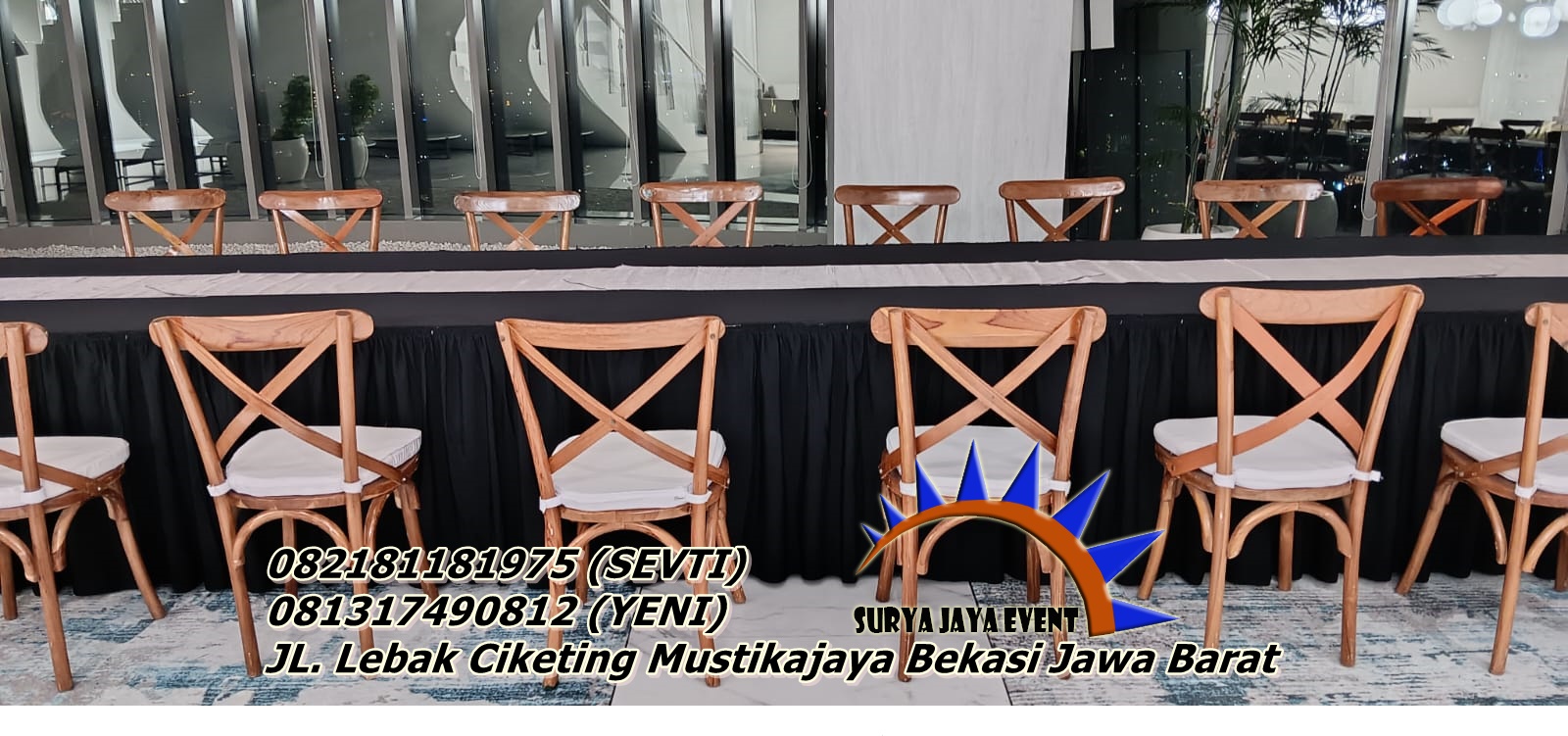 RENTAL KURSI CROSSBACK JATIASIH BEKASI