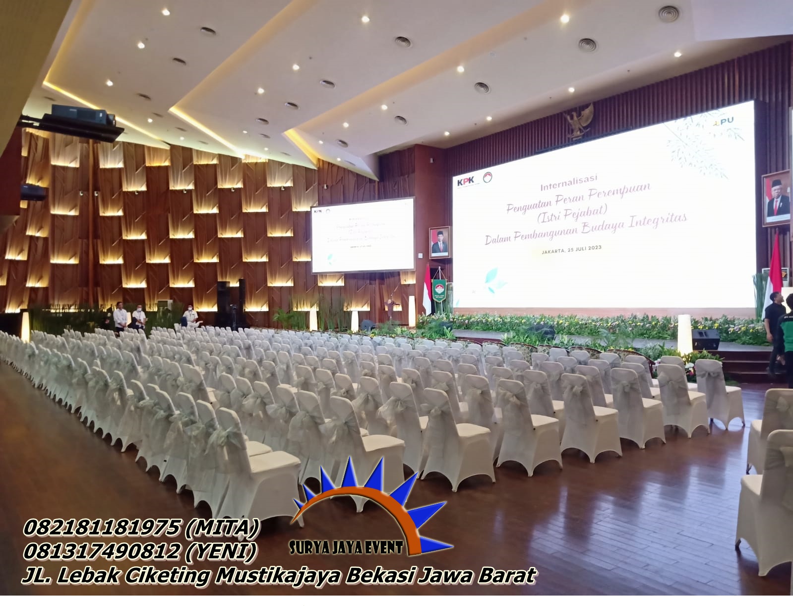 SEWA KURSI GUNUNG SAHARI SELATAN KEMAYORAN JAKARTA PUSAT