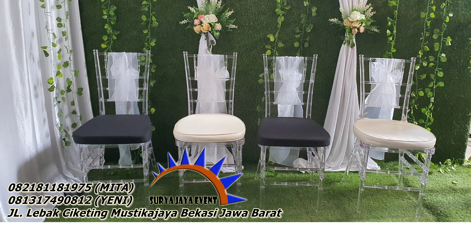 SEWA KURSI ACRYLIC BERKUALITAS