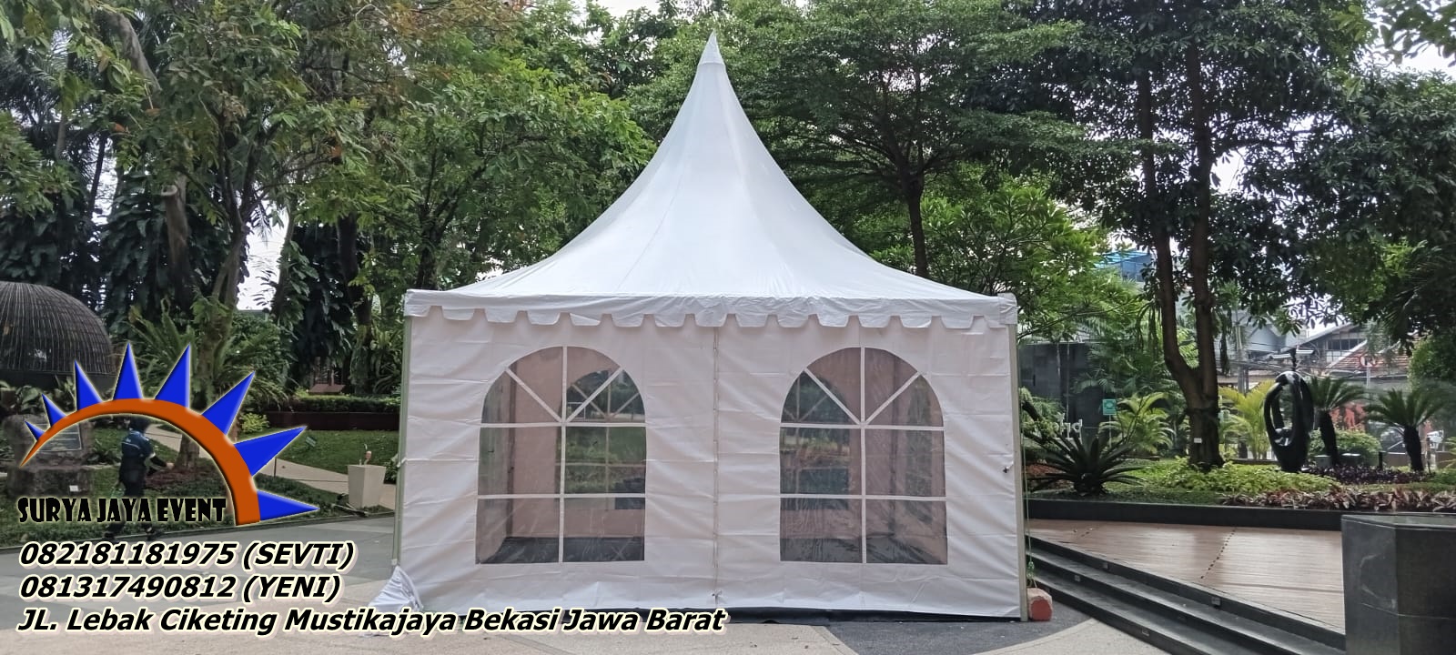 SEWA TENDA KAMPUNG RAWA JOHAR BARU JAKARTA PUSAT