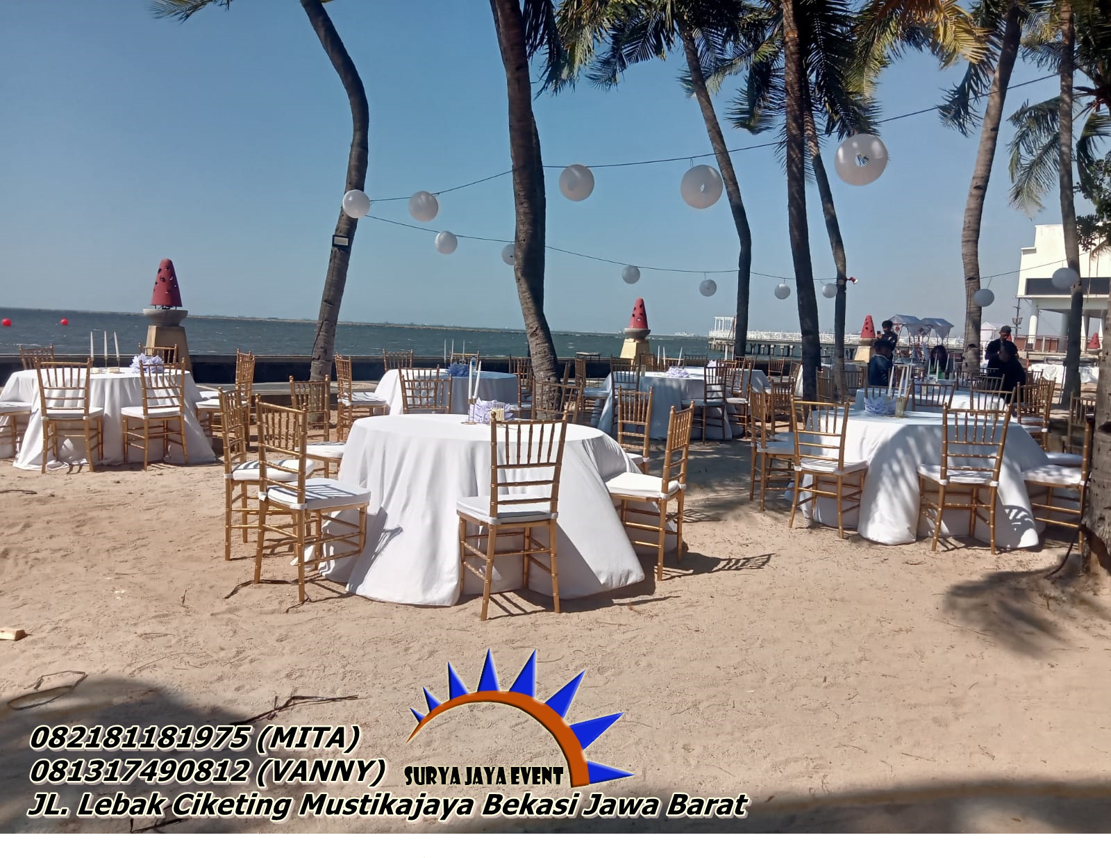 SEWA KURSI TIFFANY KAYU JAKARTA