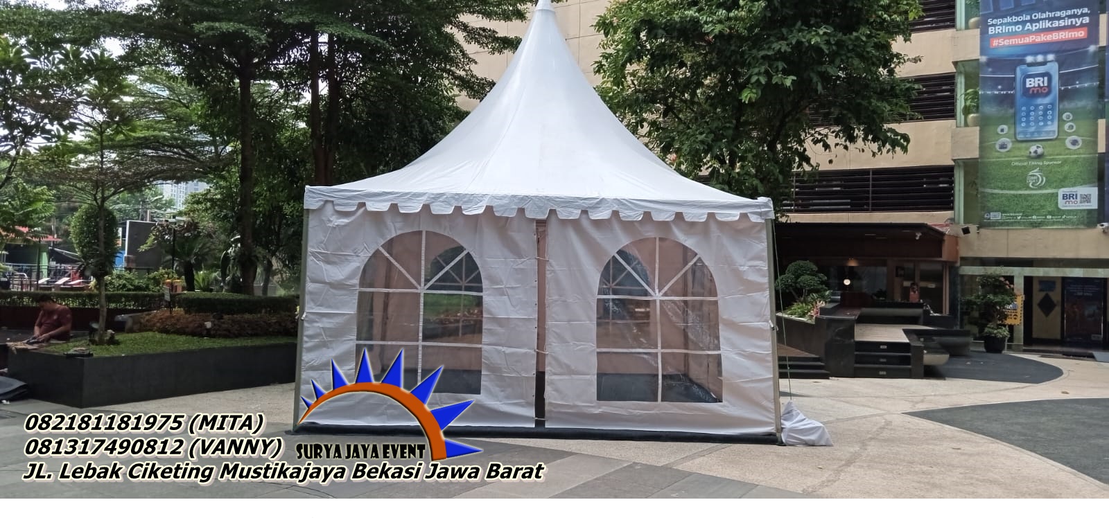 SEWA TENDA ATAP KERUCUT JAKARTA TERBARU 2024