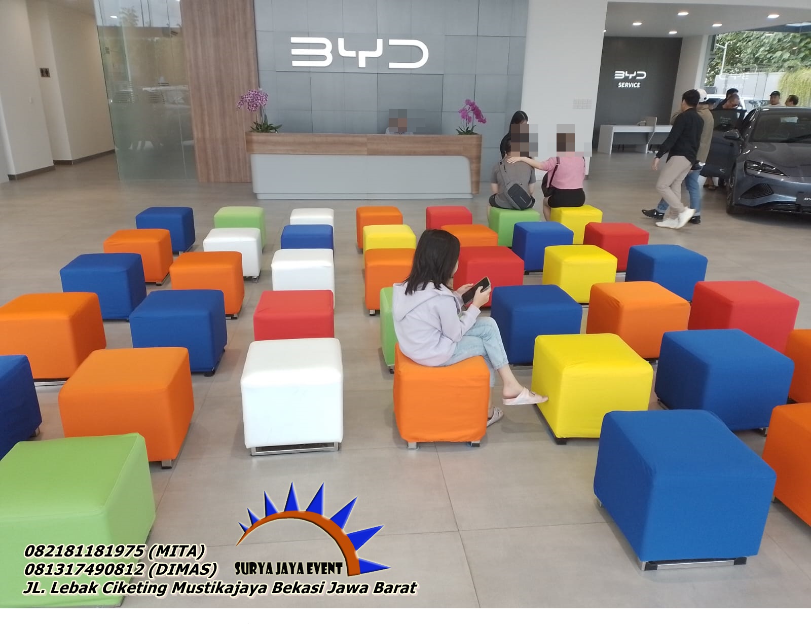 RENTAL SOFA PUFF SIAP KIRIM SETU BEKASI