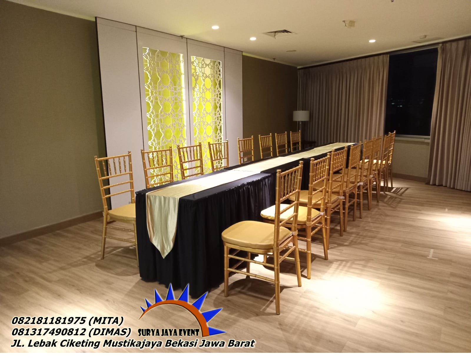 DISEWAKAN KURSI TIFFANY HARGA PROMO 2024 BEKASI