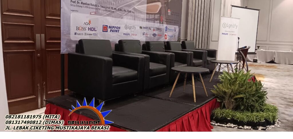 SEWA SOFA KOTAK HITAM SIAP KIRIM AREA BEKASI 