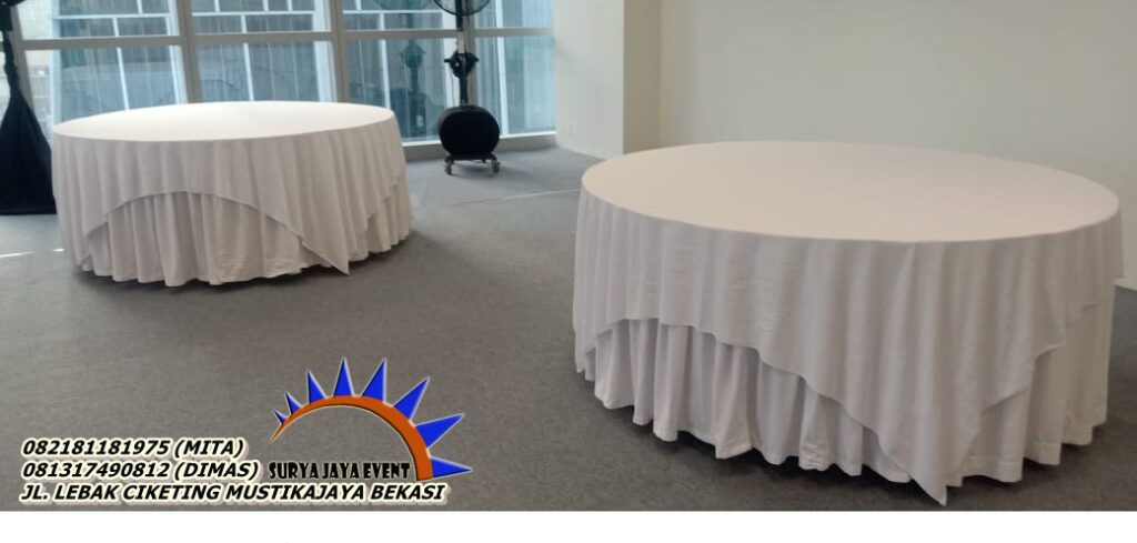 MENYEWAKAN MEJA BULAT SIAP KIRIM AREA BEKASI KOTA