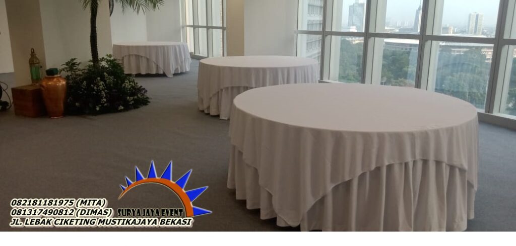 MENYEWAKAN MEJA BULAT SIAP KIRIM AREA BEKASI KOTA
