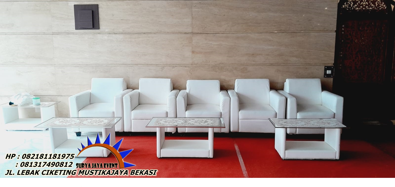 DISEWAKAN SOFA MINIMALIS MEWAH WILAYAH BEKASI