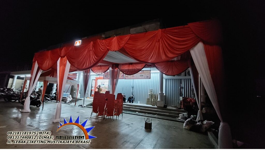 SEWA TENDA KONVENSIONAL GRATIS ONGKIR AREA BEKASI 