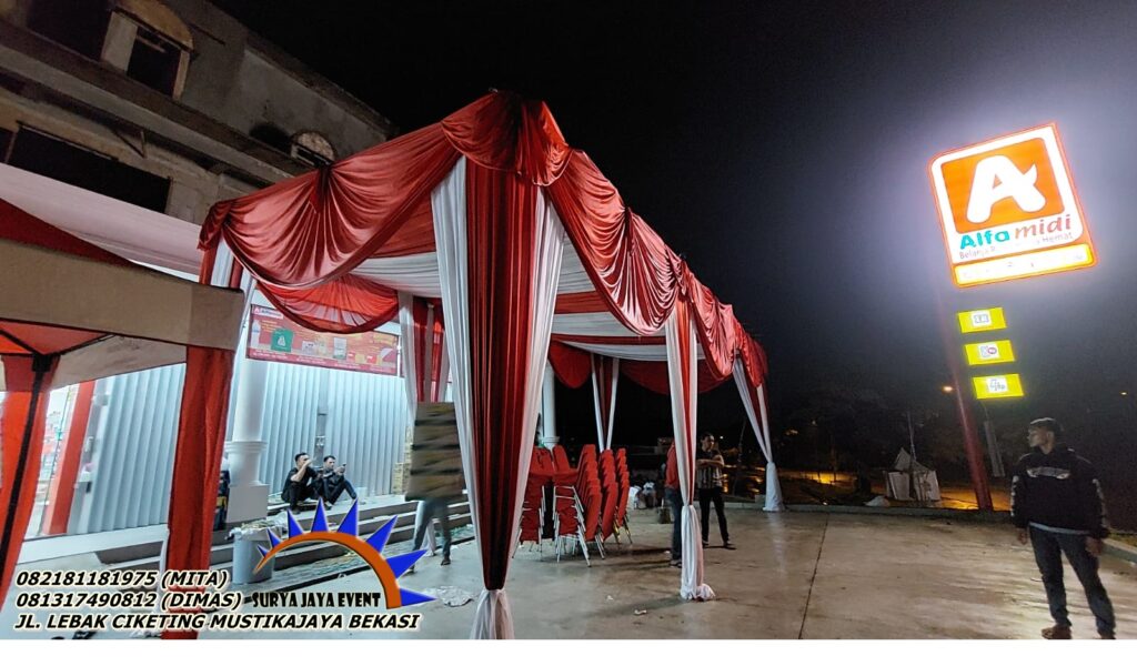 SEWA TENDA KONVENSIONAL GRATIS ONGKIR AREA BEKASI 