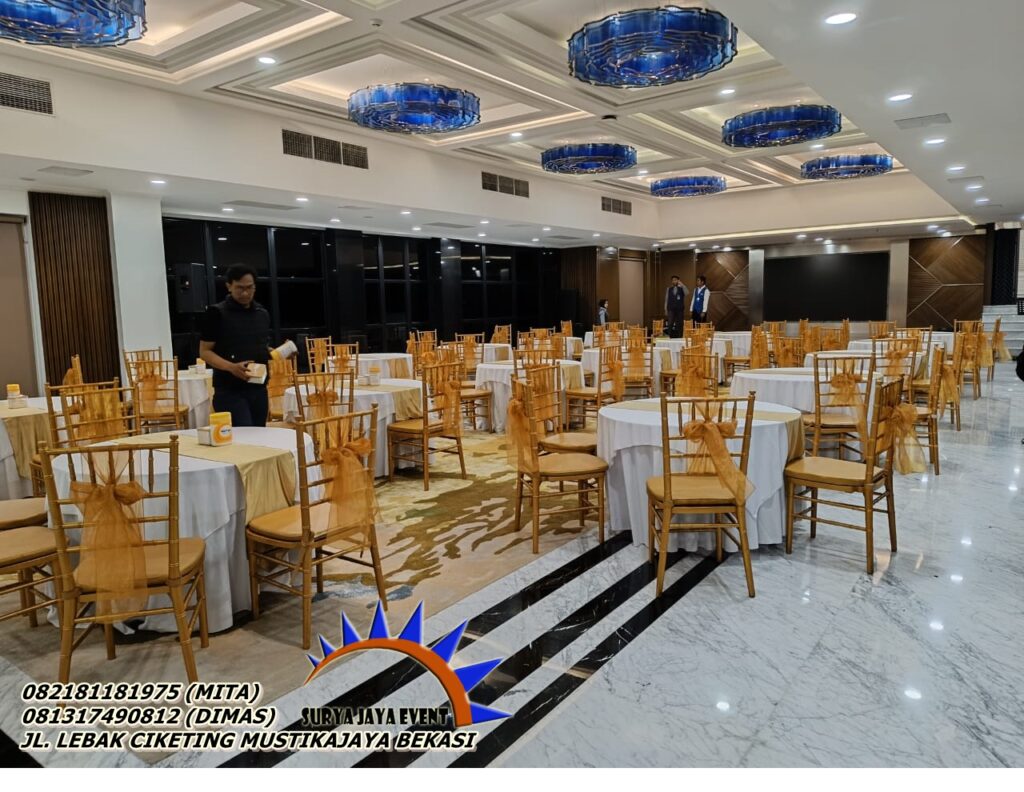 SEWA KURSI TIFFANY KAYU HARGA MURAH JATIASIH BEKASI 