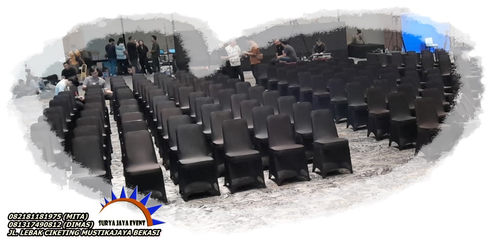 Rental Kursi Futura Cover Hitam Harga Ekonomis Area Bekasi