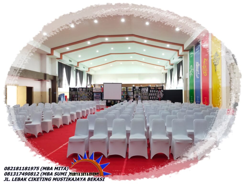 GUDANG SEWA KURSI SUSUN FULL COVER AREA DEPOK
