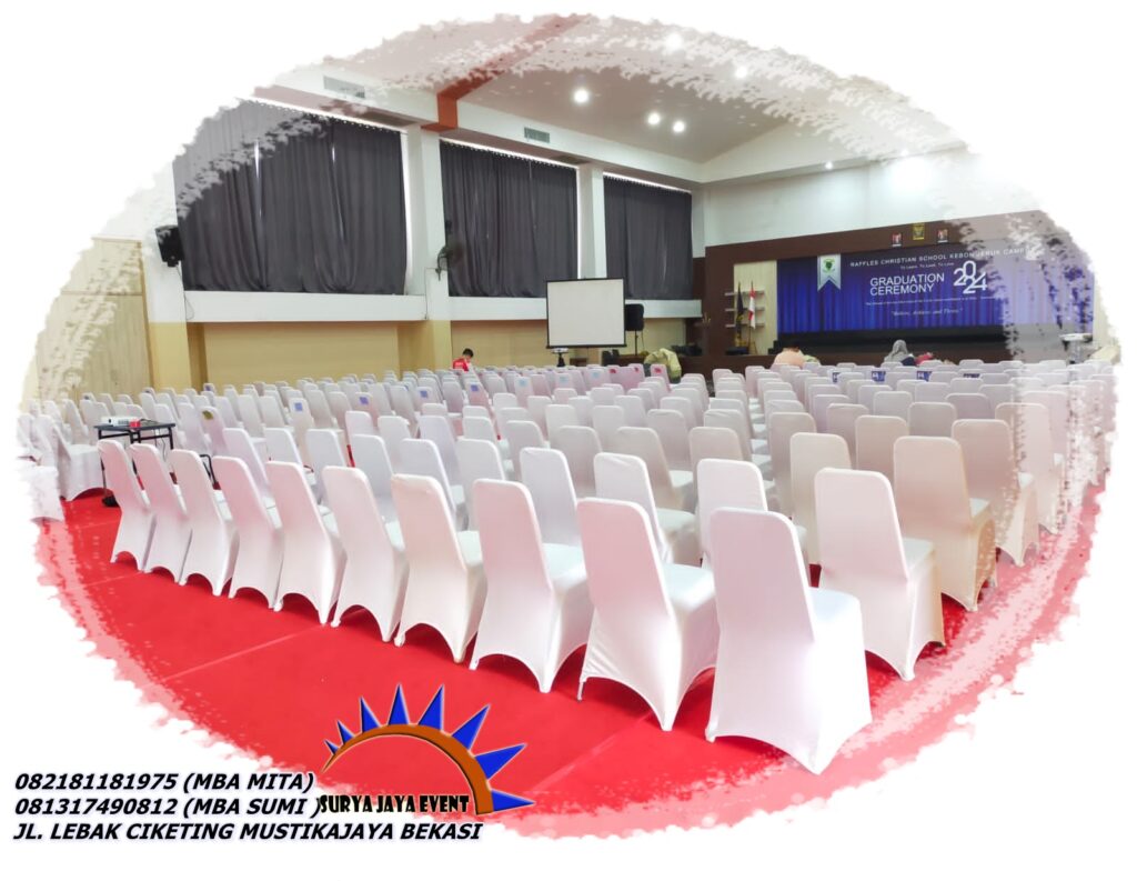 GUDANG SEWA KURSI SUSUN FULL COVER AREA DEPOK
