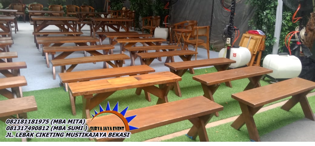 RENTAL KURSI TAMAN KAYU EXLUSIVE AREA TANGERANG