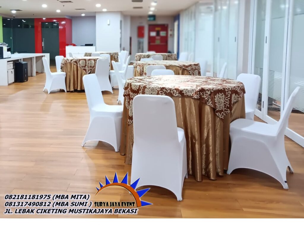 Sewa round Table Ukuran Jumbo ideal 15 Kursi Futura di Jakarta
