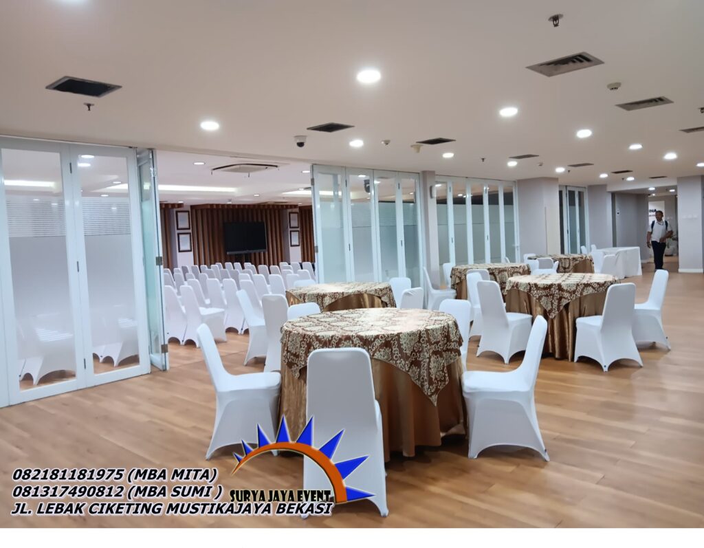 Sewa round Table Ukuran Jumbo ideal 15 Kursi Futura di Jakarta