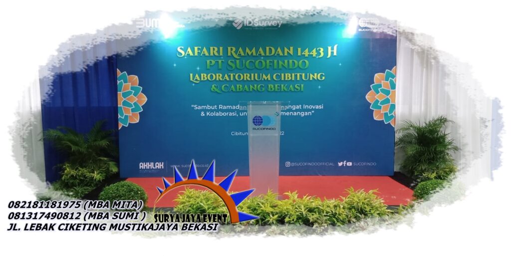 Sewa Podium Cokelat Hitam Acrylic Dan Vip Jakarta