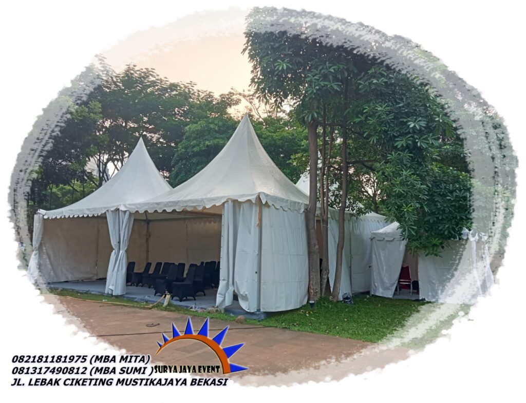 Sewa Sarnafil Type Tenda Atap Kerucut Ukuran 5x5meter Jakarta