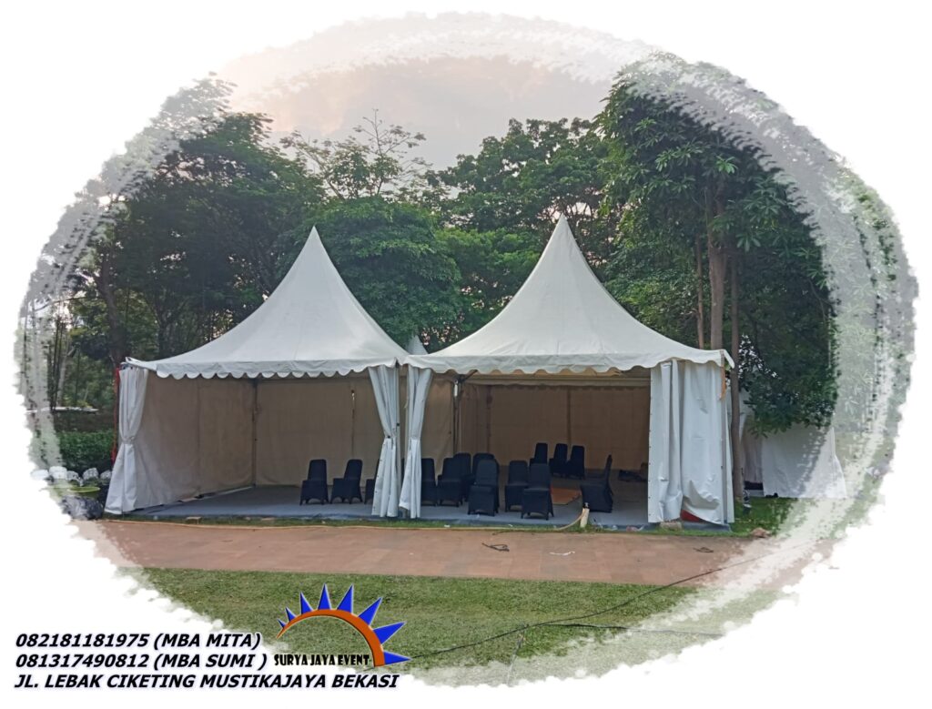 Sewa Sarnafil Type Tenda Atap Kerucut Ukuran 5x5meter Jakarta