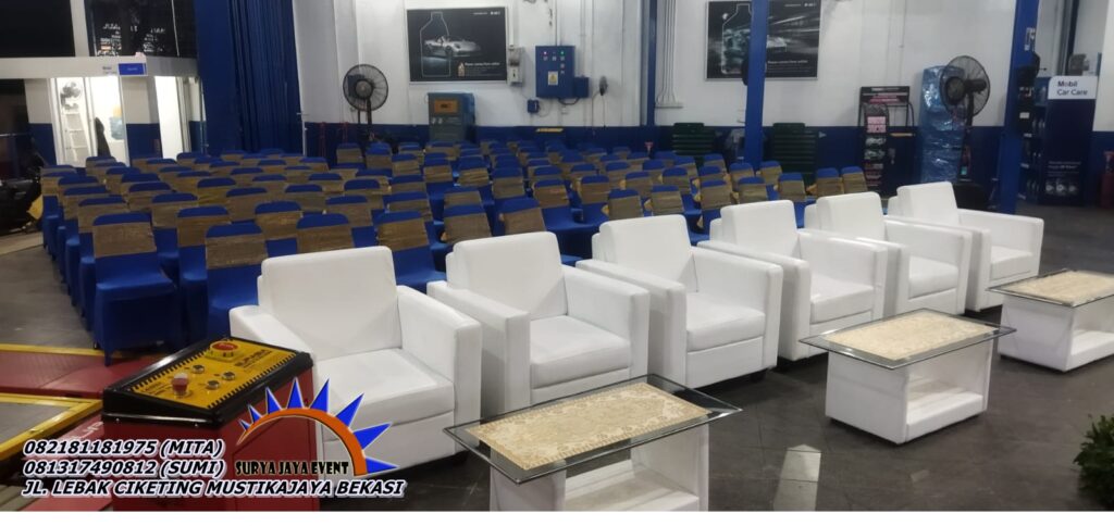 Sewa Kursi type Sofa Single Hitam Event Karawaci