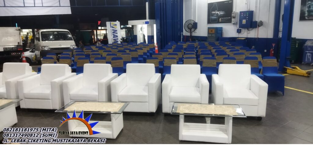 Sewa Kursi type Sofa Single Hitam Event Karawaci