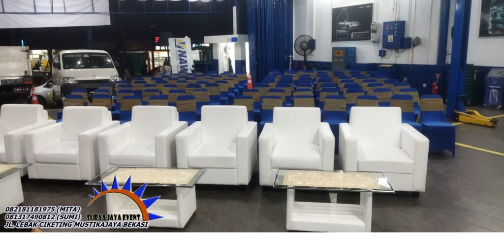 Sewa Kursi type Sofa Single Hitam Event Karawaci