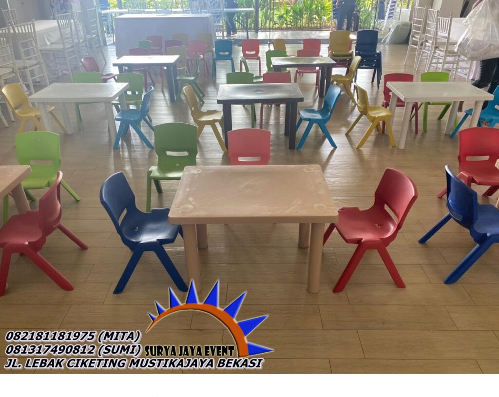 Sewa Kursi Type Anak Bahan Plastik Warrna-Warni Jakarta