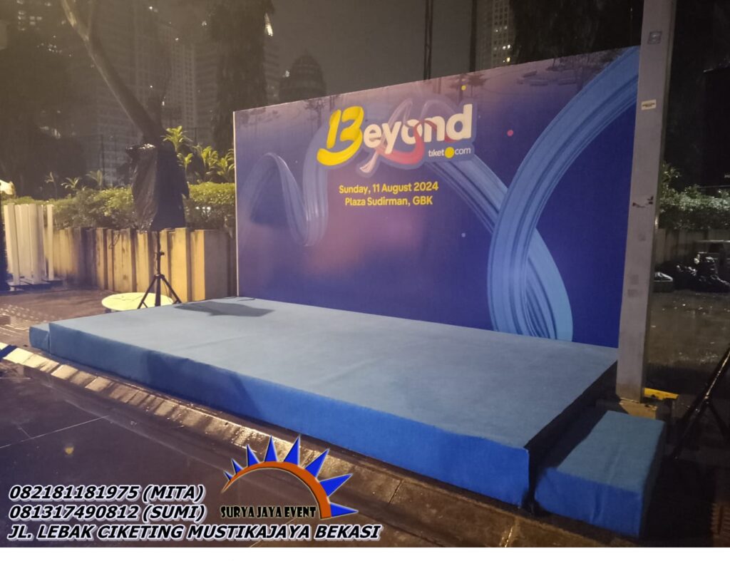 Sewa Panggung Indoor Melaminto Putih Jakarta