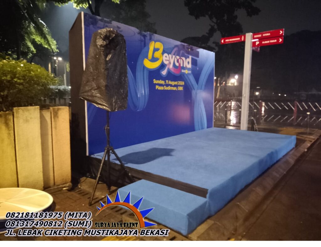 Sewa Panggung Indoor Melaminto Putih Jakarta