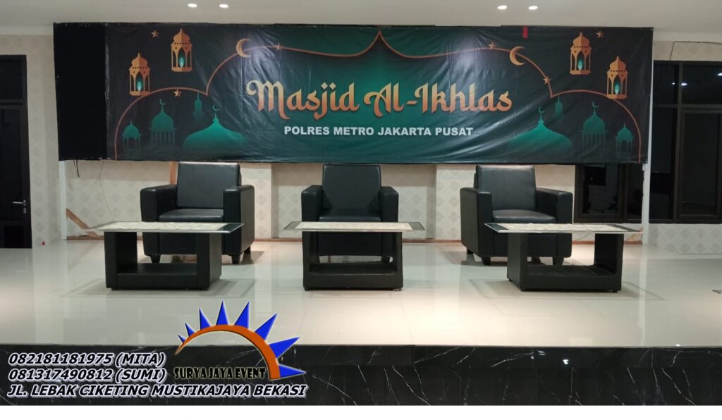Sewa Sofa Type Minimalis Kotak Single Seater Area Jakarta
