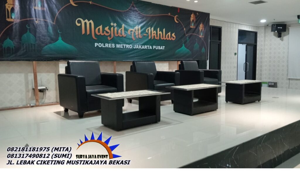 Sewa Sofa Type Minimalis Kotak Single Seater Area Jakarta