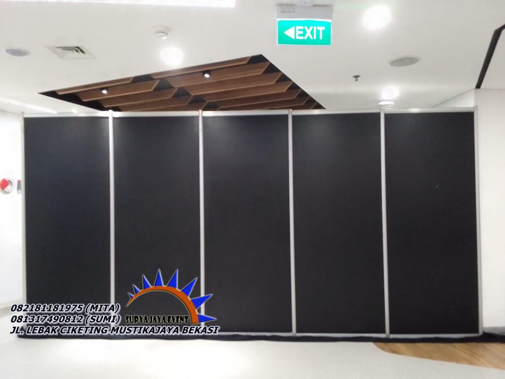 Sewa Partisi Skat Hitam Area Terdekat Jakarta