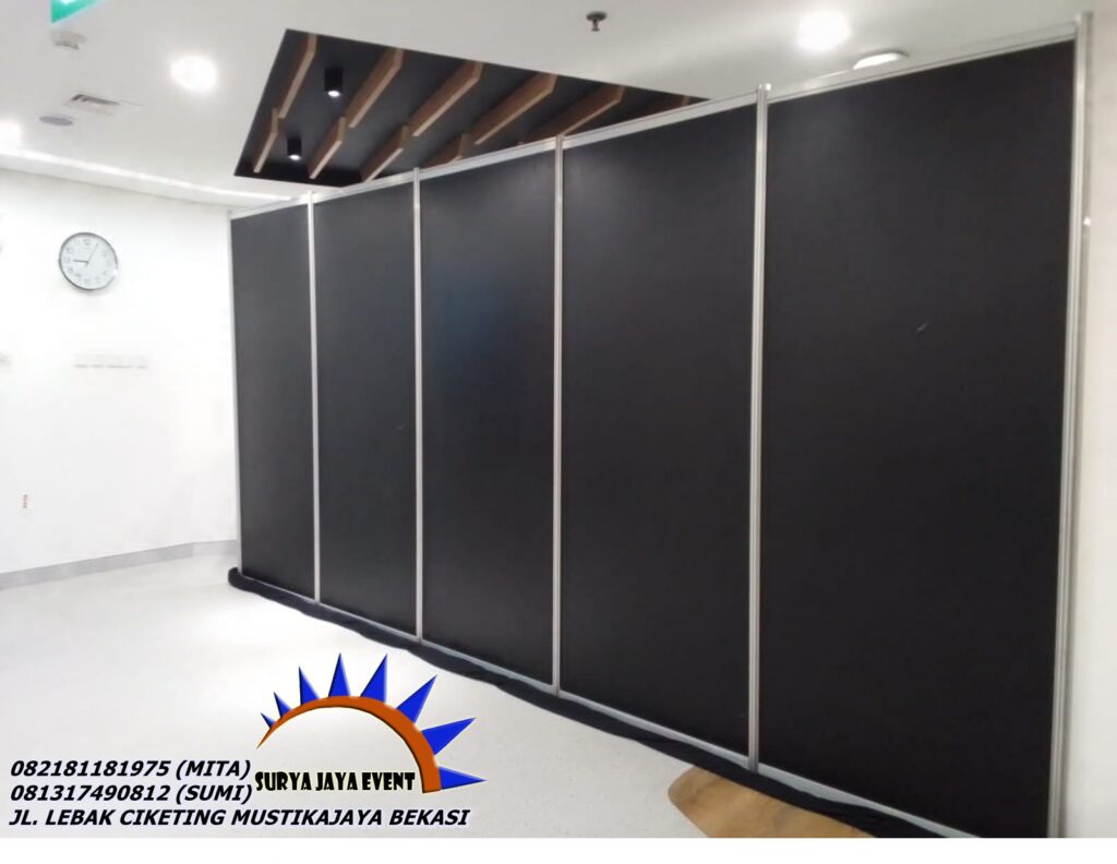 Sewa Partisi Skat Hitam Area Terdekat Jakarta