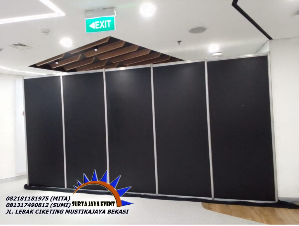 Sewa Partisi Skat Hitam Area Terdekat Jakarta