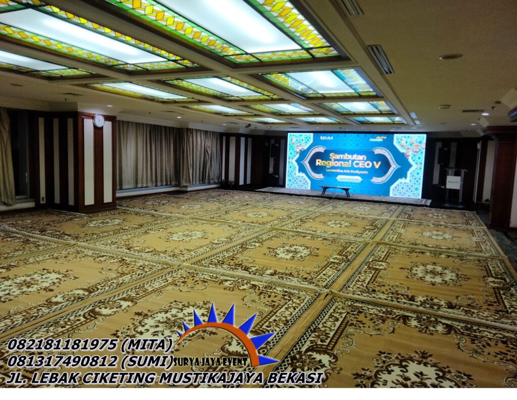 Jasa Sewa Karpet Permadani Cokelat, Merah Dan Hijau di Jakarta