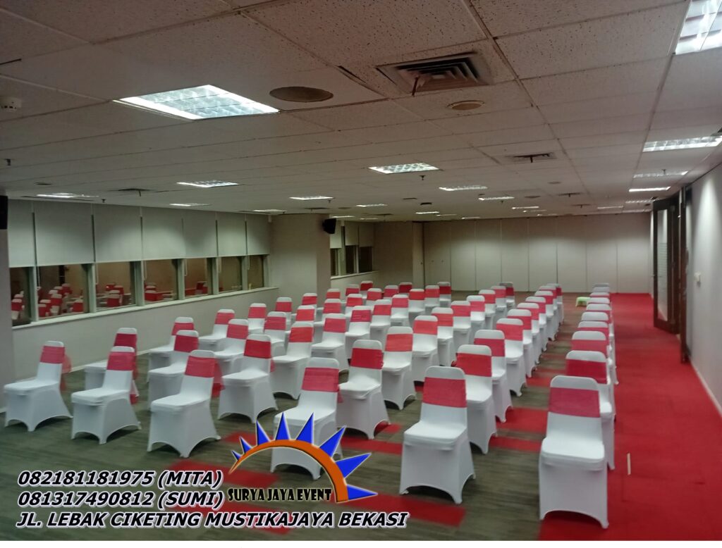 Jasa Sewa Kursi Susun Futura Standar Pita Merah di Jakarta