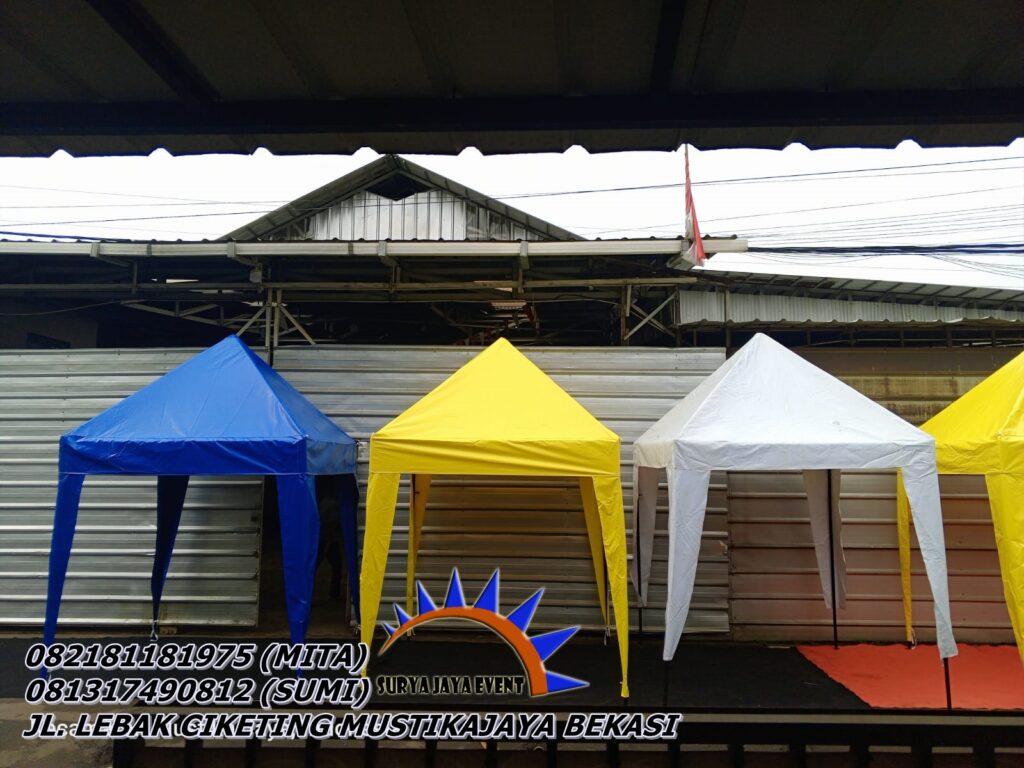 Sewa Tenda Bazar Warna-Warni Ukuran 2x2meter di Depok