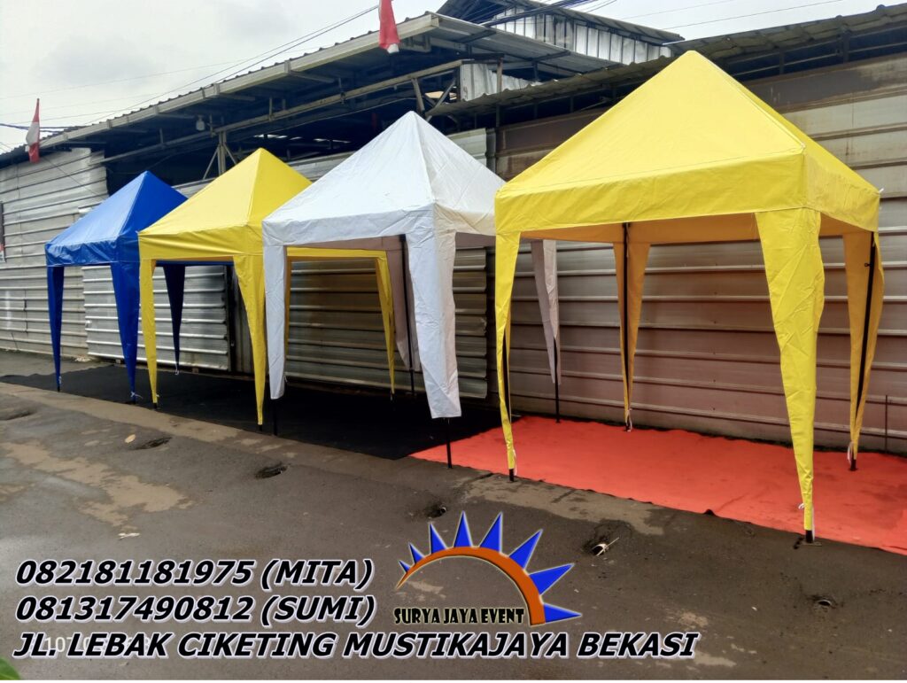 Sewa Tenda Bazar Warna-Warni Ukuran 2x2meter di Depok