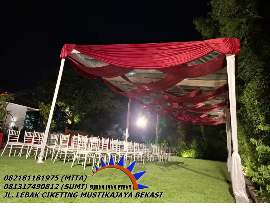Rental Tenda, Dekorasi Sentris,plafon Dan Serut di Jakarta