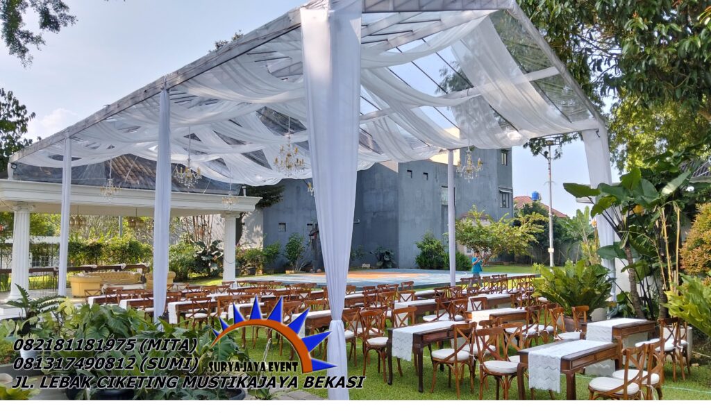 RENTAL KURSI CROSSBACK KAYU COKELAT AREA BOGOR