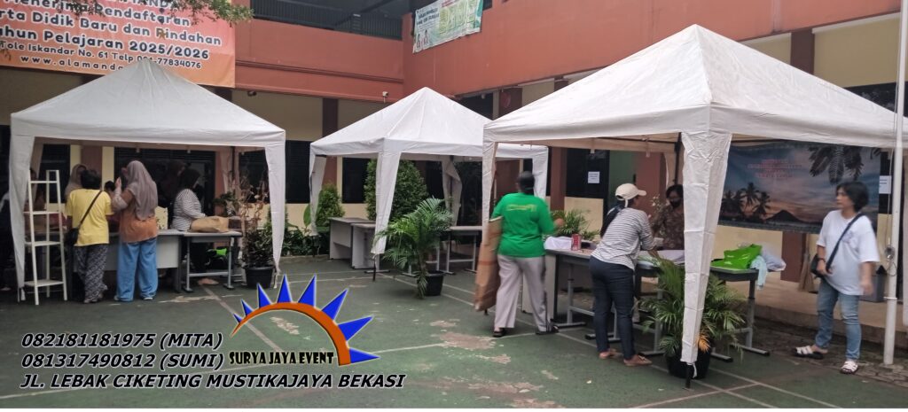 Rental Tenda Cafe atau Bazar Dan Sarnafil Atau Tenda Kerucut Jakarta