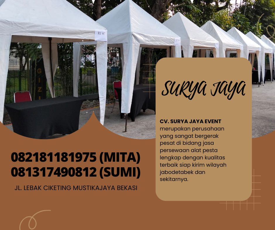 Rental Meja Ibm Dan Tenda Bazar Putih Jakarta