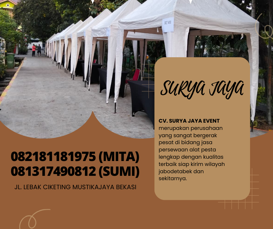 Rental Meja Ibm Dan Tenda Bazar Putih Jakarta
