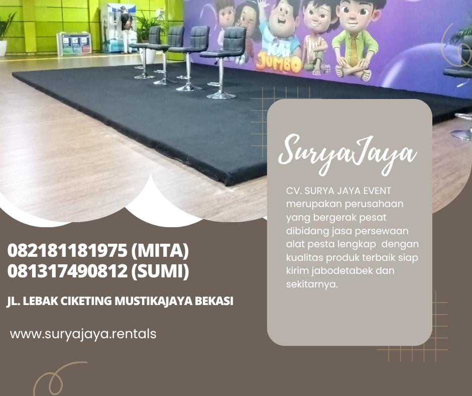Pusat Sewa Tenda Lengkap Flooring Karpet Jakarta