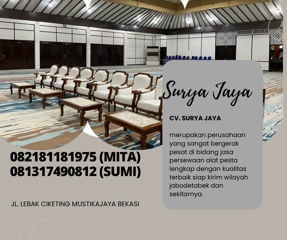 Jasa Sewa Sofa Louis VIP Jakarta