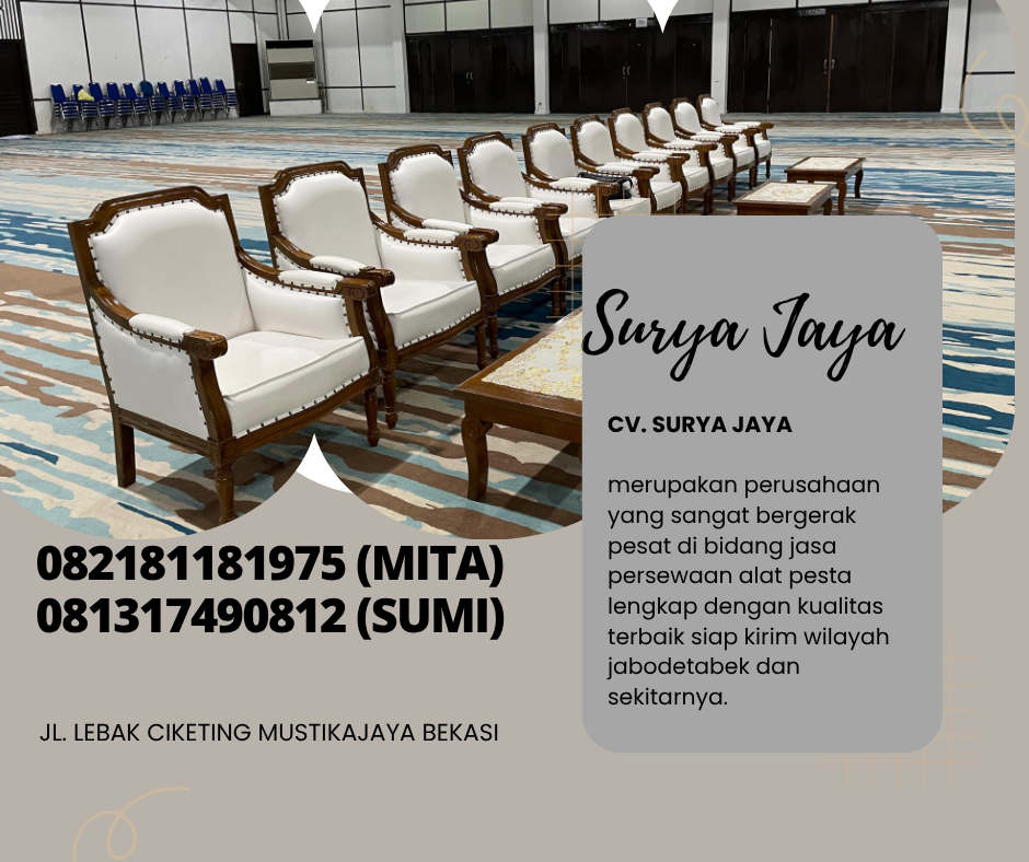 Jasa Sewa Sofa Louis VIP Jakarta