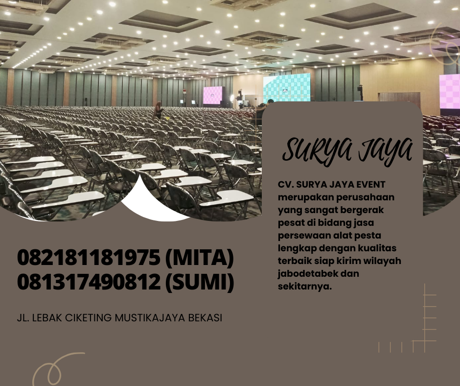 Pusat Sewa Kursi Kuliah Lipat Berkualitas di Jakarta