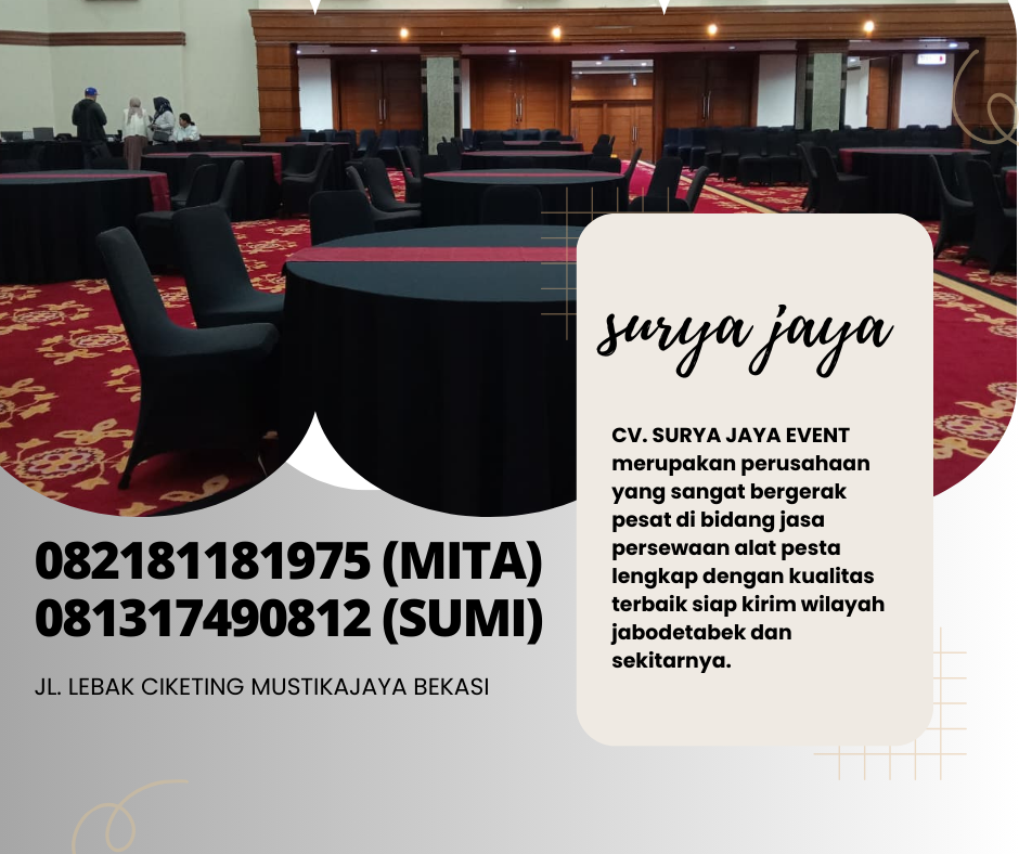 Rental Round Table Event Ballroom Econvantion Ancol Jakut