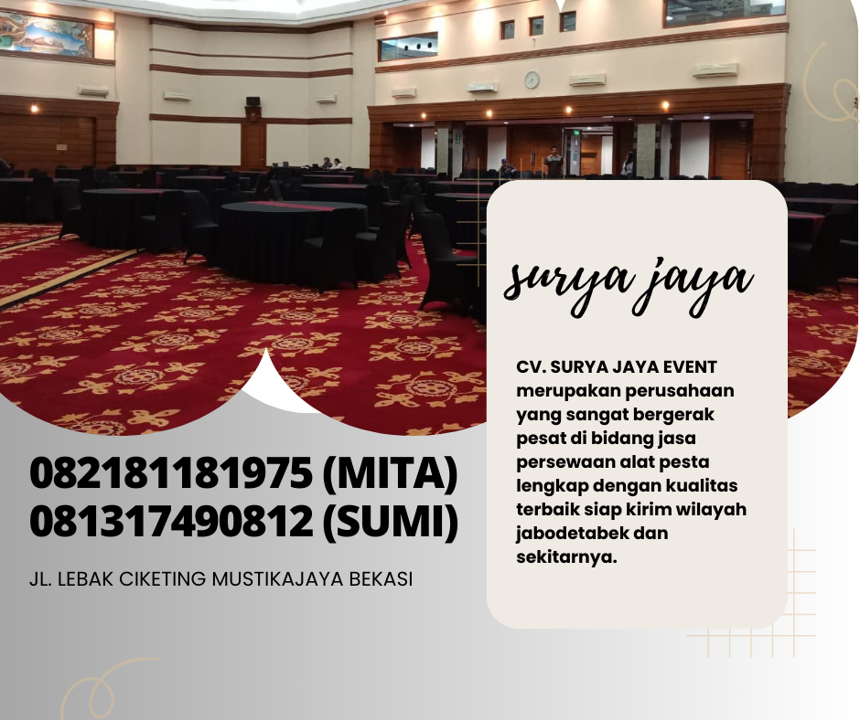 Rental Round Table Event Ballroom Econvantion Ancol Jakut